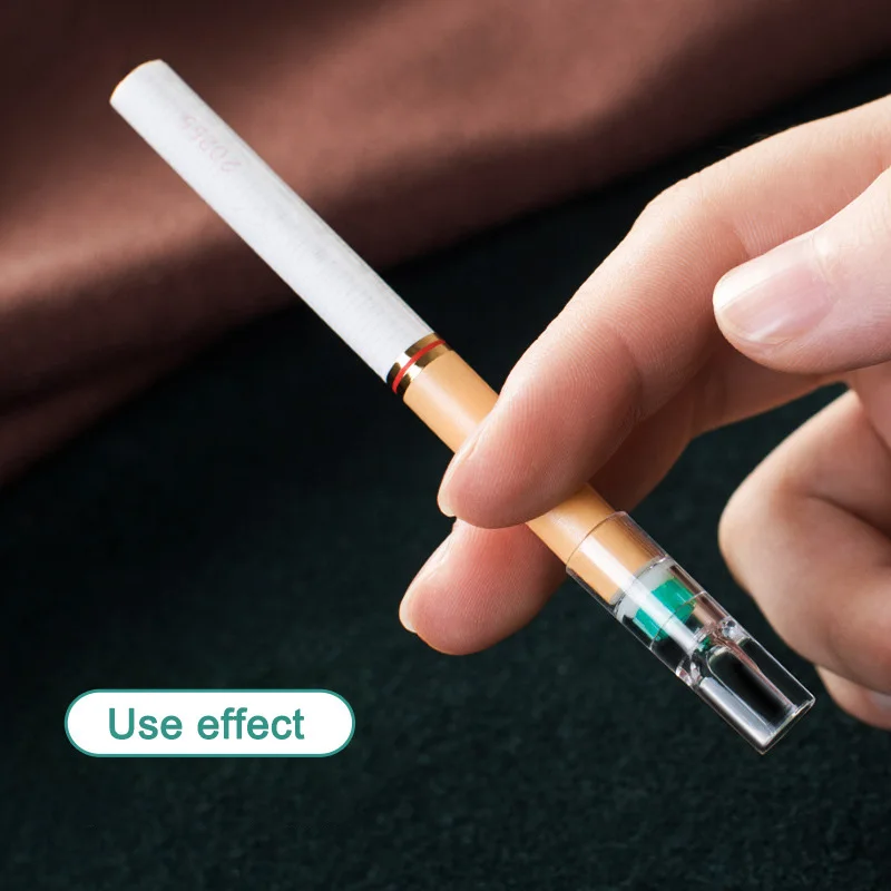 100Pcs Disposable Tobacco Cigarette Filter Smoking Reduce Tar Filtration Cleaning Holder Plastic Gadgets For Men Vaporizador