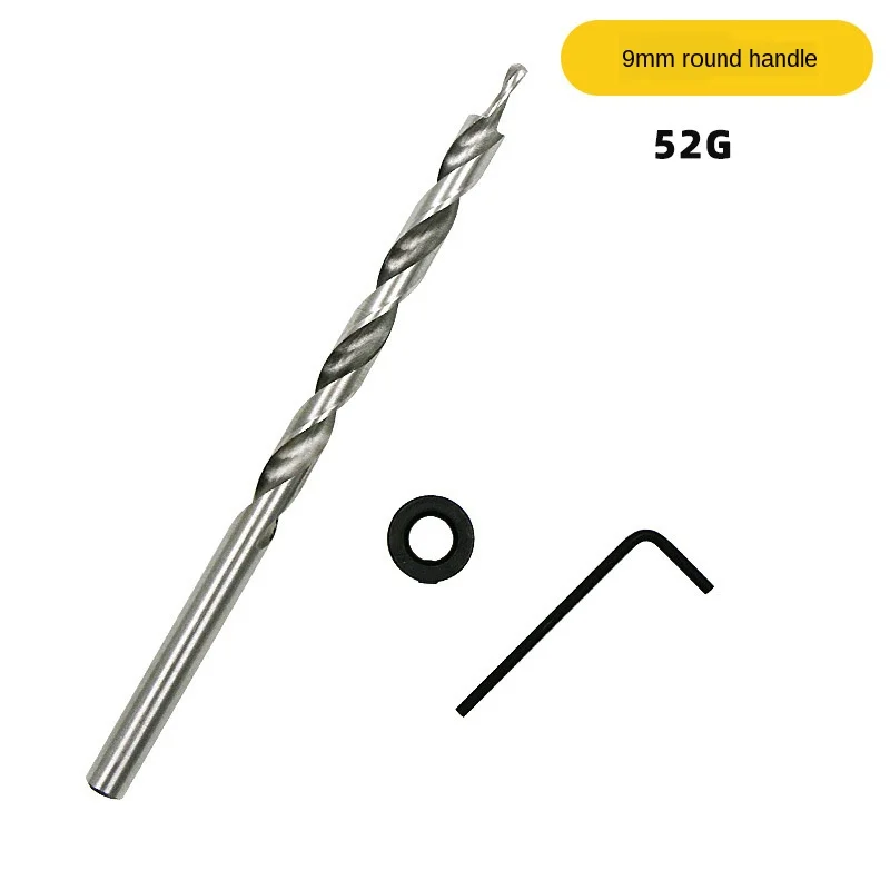 1/4 "Twist Bits เฉียงด้วย Collar และชุดประแจมือสำหรับ Kreg Pocket Hole เจาะ Jig ท่องเที่ยว9มม.9.5มม.อุปกรณ์ทำมือ