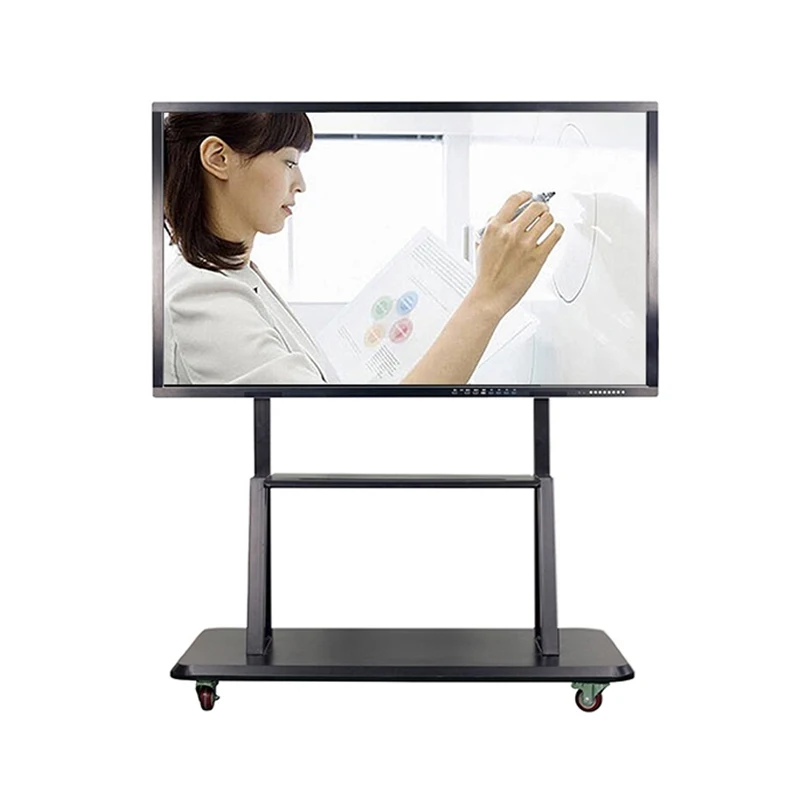 75 inch Electronic teaching digital presentation boards interactive lcd touch screen monitor smart tv whiteboard