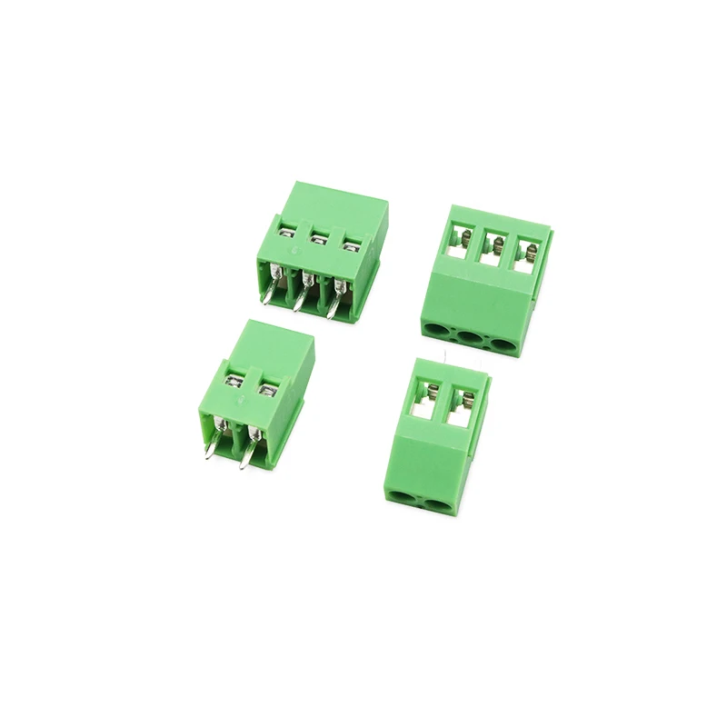 20PCS/LOT Terminals KF126-5.00 MM KF126 250V 8A Screw 2/3Pin Straight Pin PCB Screw Terminal Block Connector 24-12AWG