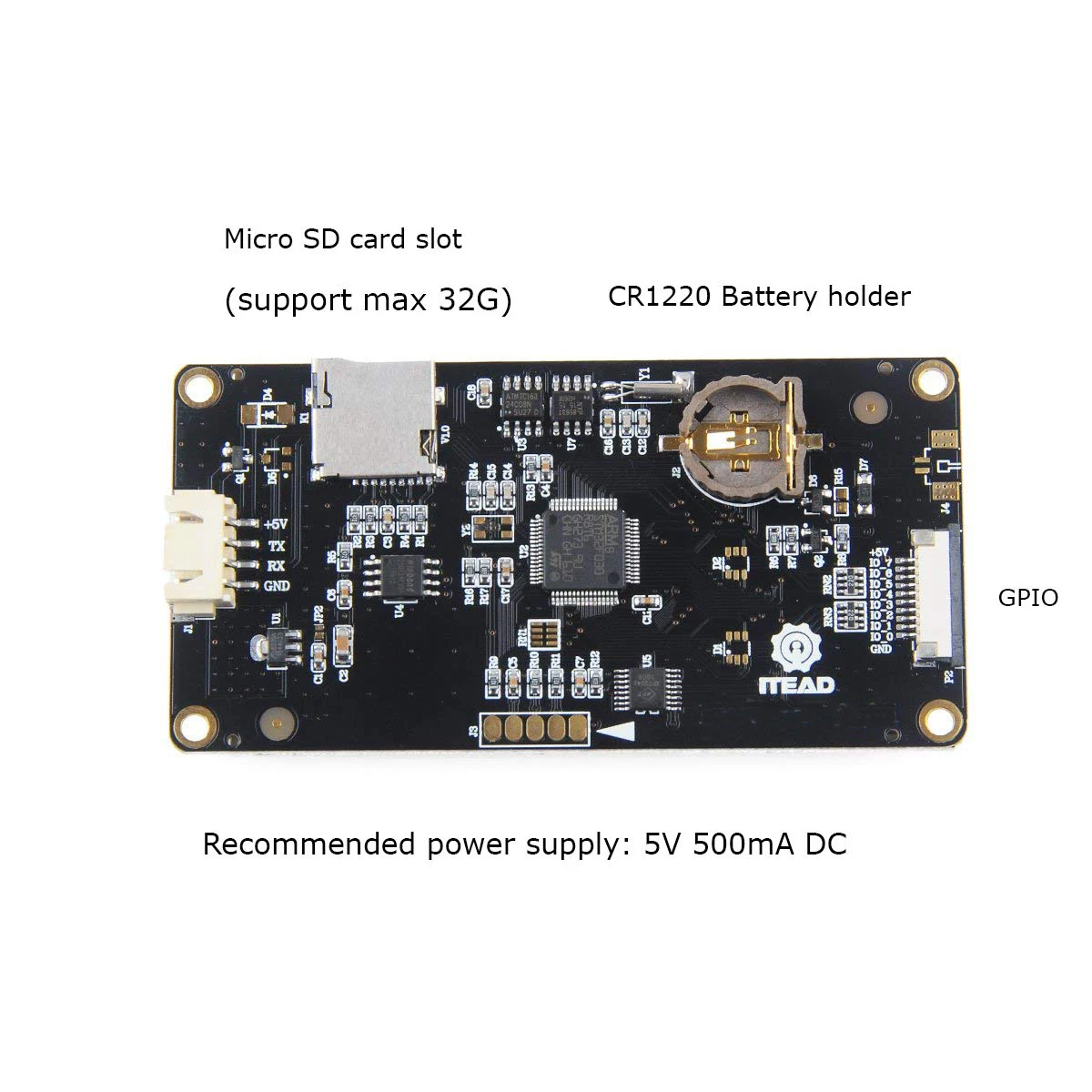 Nextion Layar Sentuh LCD USART HMI 3.2 Inci Yang Ditingkatkan NX4024K032 UNTUK Arduino Raspberry Pi dengan Casing Bening Akrilik FZ1718E