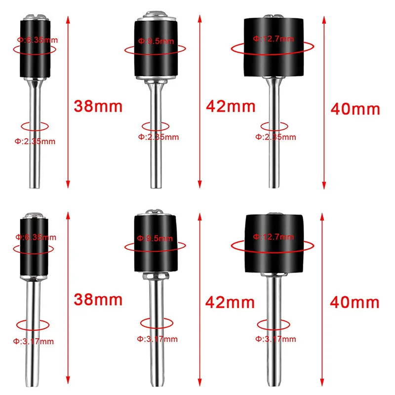 51Pcs/11Pcs Drum Schuren Kit Past Voor Dremel Omvat Rubber Drum Opspandoorns Drum Kit Schuurbanden Doorn