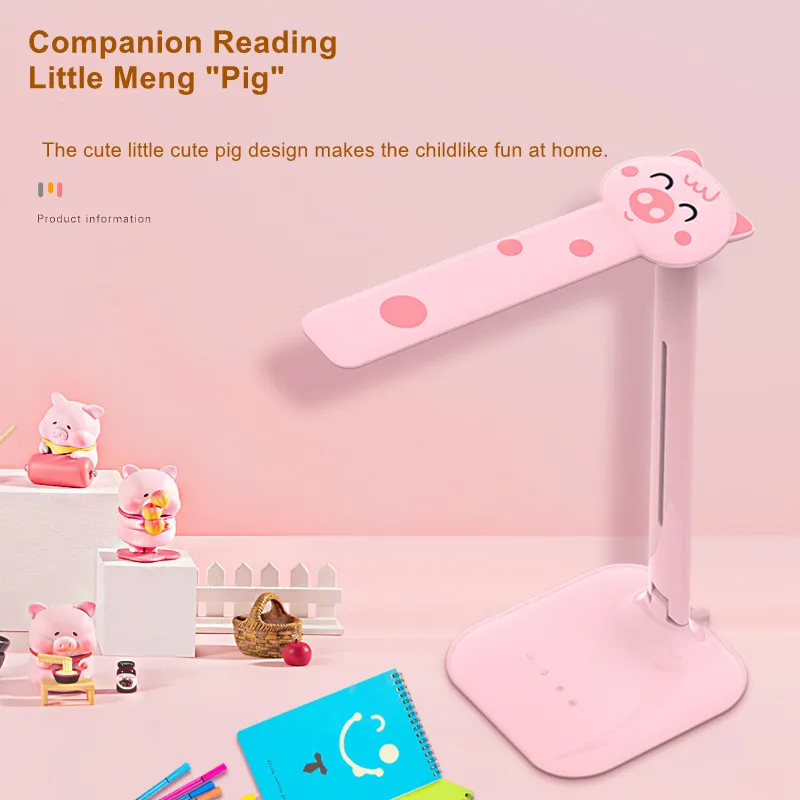 

7.5W 54leds Creative Cartoon LED Desk Lamp Children/Students Dimmable Reading and Write Led Folding Eye Protection Lamp For Kids