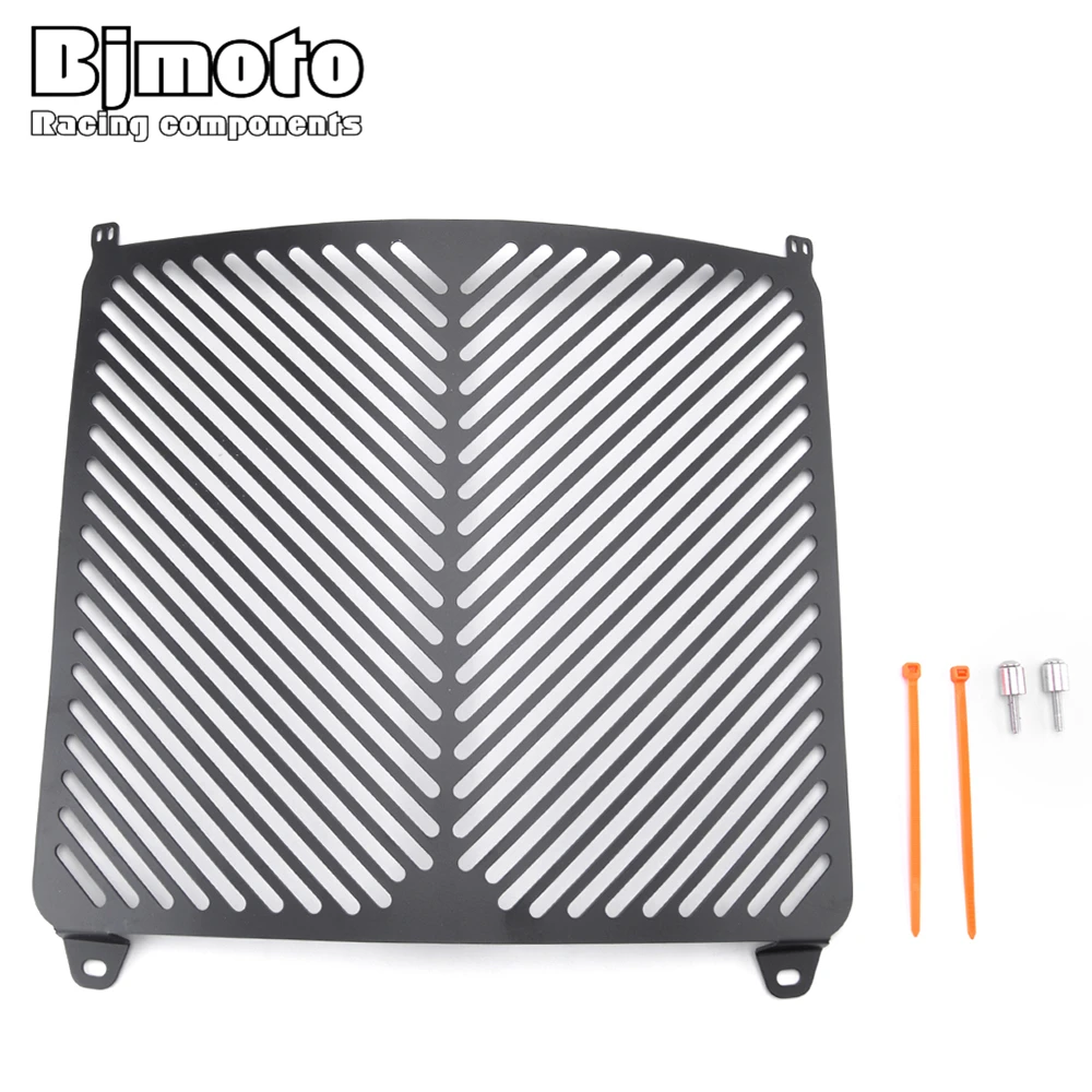 

BJMOTO Motorcycle Radiator Bezel Guard Cover For RC8 RC8R 2014-2019 Aluminum Radiator Side Grill Grille Protector