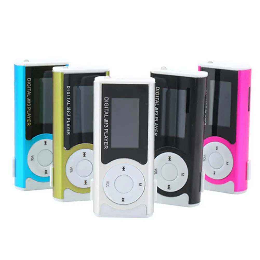 

1 3 inch LCD Screen Clip USB Mini Mp3 Music Support 16GB Card