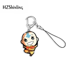 2021 Hot Summer Avatar The Last Airbender Cartoon Keychain   Mobile Phone Straps Resin Epoxy Accessories