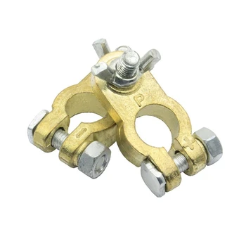 2Pcs 자동 배터리 터미널 자동차 케이블 커넥터 교체 와이어 클램프 터미널 범용 자동차 액세서리