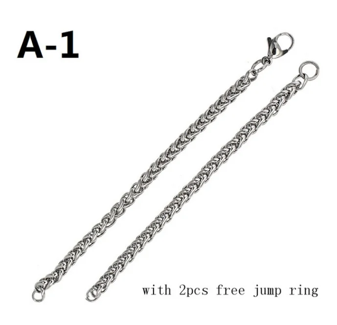 DIY Stainless Steel Bracelet Chains Can Make As key Chain Bracelet Handbag Stainless Steel Accessories