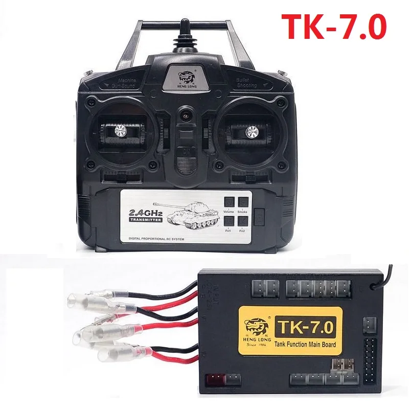 HengLong 1/16 RC Tank original parts TK-6.0S 7.0 Version 2.4G Receiver/mail Board +6.0S 7.0 Version radio controller