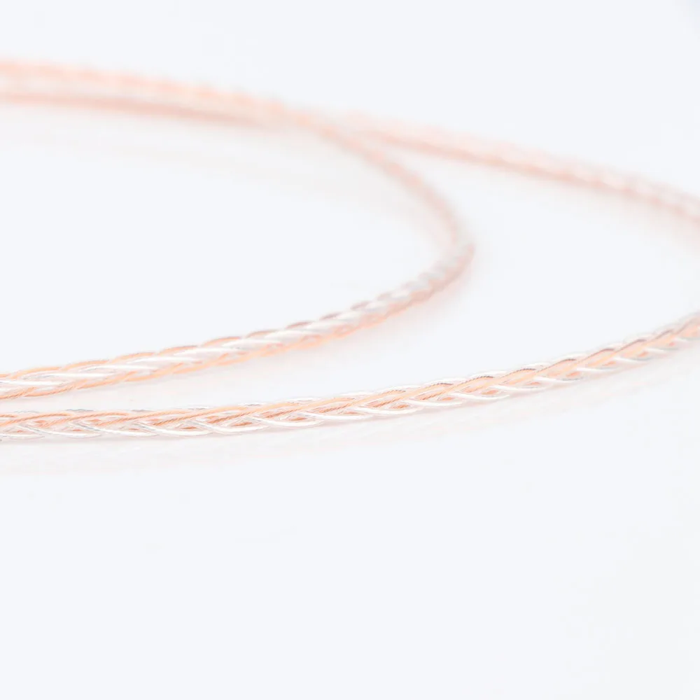 Cavo di aggiornamento per cuffie a 8 core bilanciato da 2,5/3,5/4,4 mm/6,35/XLR di alta qualità per HD800 HD800S HD820