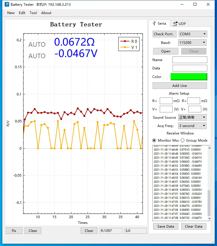 RC3563 Tester rezystancji wewnętrznej baterii Tester rezystancji wewnętrznej wysoce precyzyjny ołów litowo nikiel chrom Tester baterii