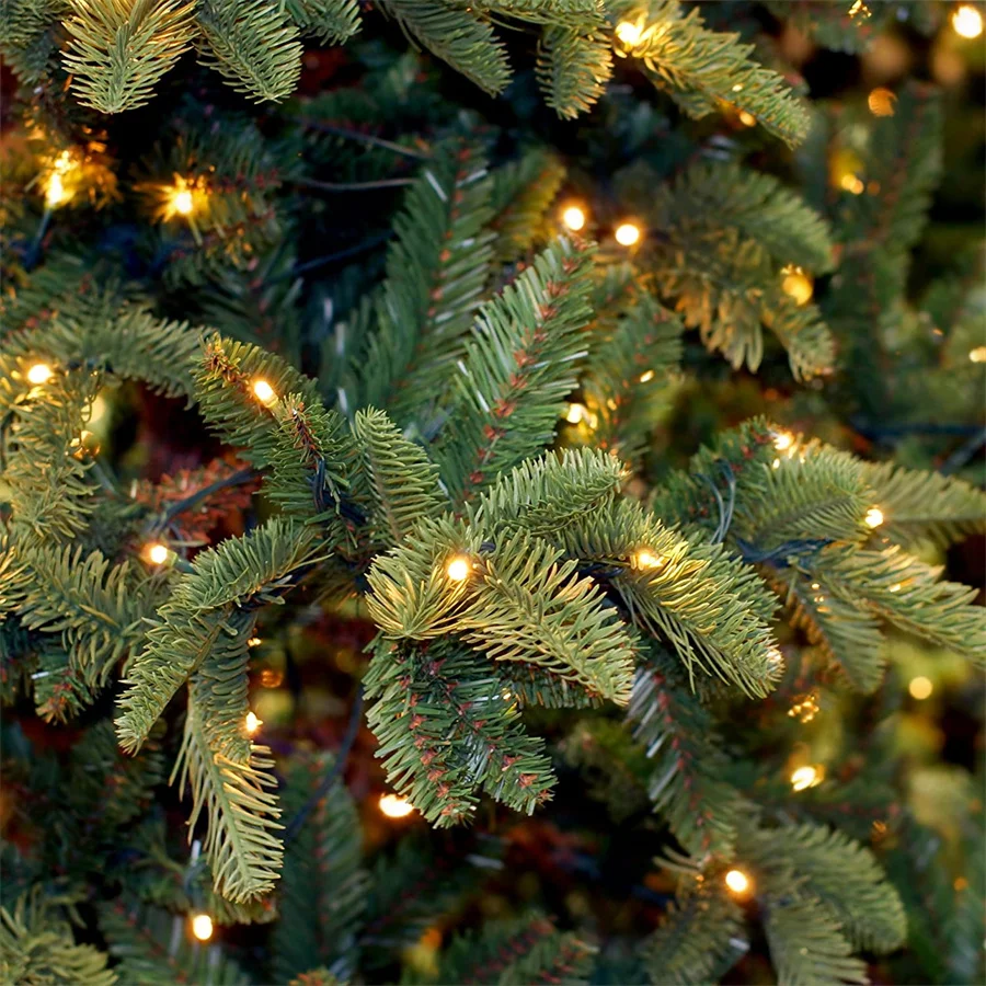 7M 100 Count Clear Christmas String Light Outdoor Incandescent Bulbs Mini Fairy Light Garland for Patio Holiday Party Decor