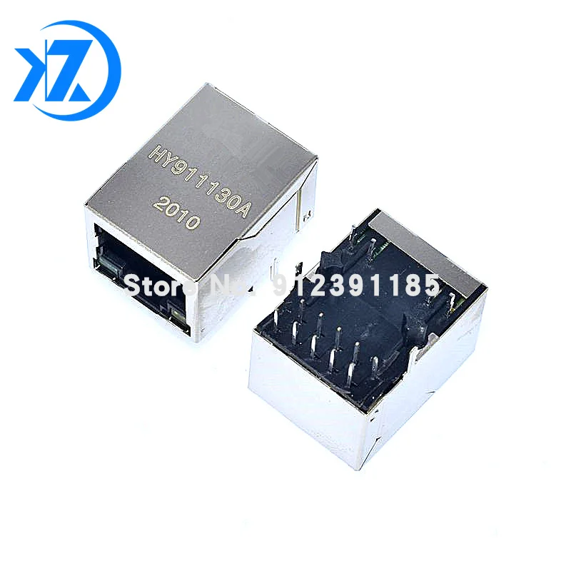 5PCS HR911130A RJ45 HY911130A 1000M 911130 Network interface socket New and original