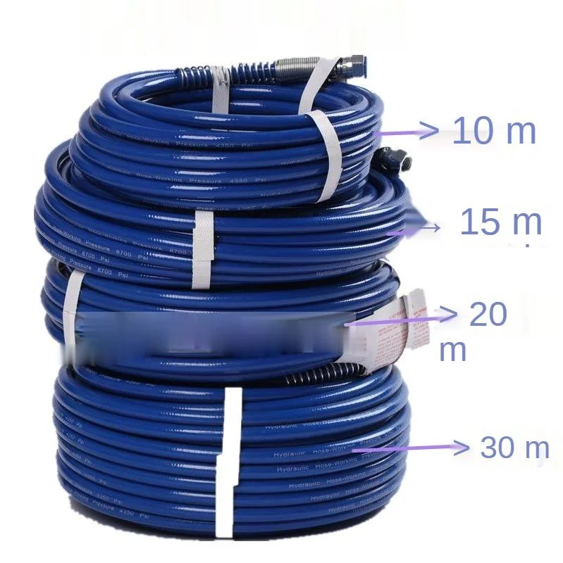 13M/30M Cao Áp Lực 3300Psi Sơn Phun Kim Tuyến Dự Phòng Một Phần Sơn Phun Vòi Phun Sơn Sơn putty Dây Ống