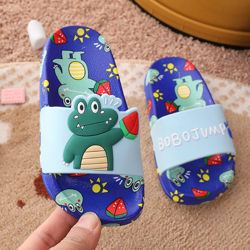 Unicorn Slippers for Boy Girl Beach Shoes Summer Toddler Animal Kids Outdoor Baby Slippers PVC Cartoon Children Slippers CSH1043