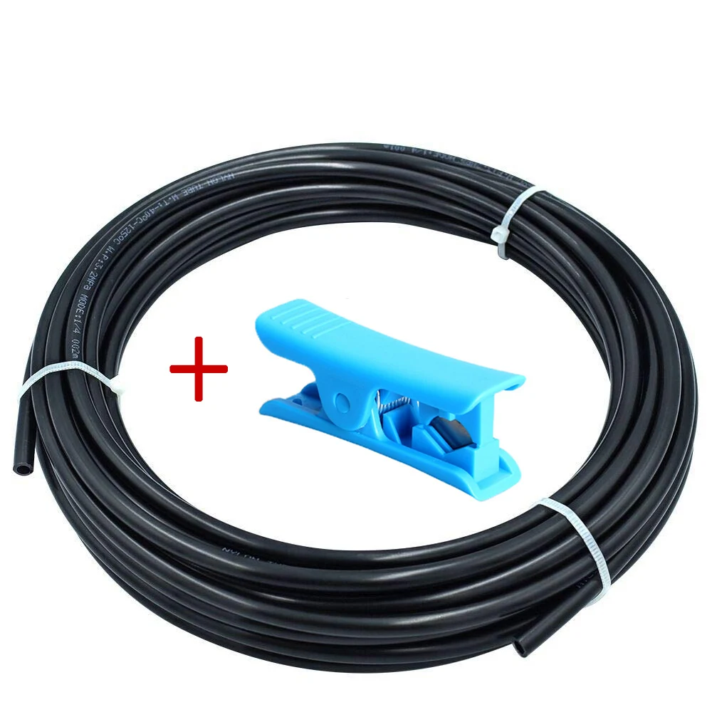 

OD6mm ID4mm 10M 20M Black/ Blue PE Pipe Water Hose Flexible Tube Hose for RO Water Filter System Aquarium Revers irrigation