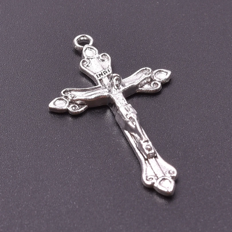 10Pcs Gothic Religion Jesus Cross Charms  Pendant Earrings Necklaces Collier Croix Women Gift Jewelry Making