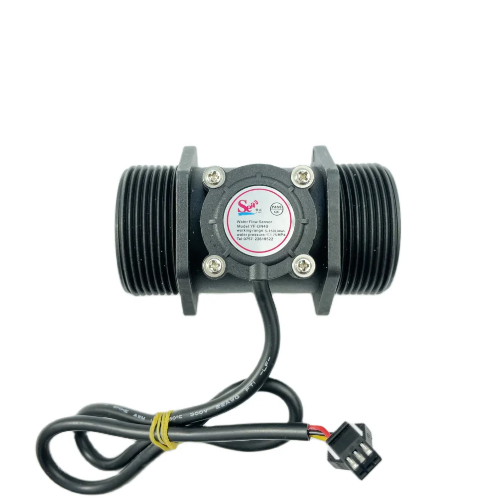 Sea Zhongjiang Digital Flow Meter With YF-DN40 5-150LPM Flowsensor  G1 1/2\