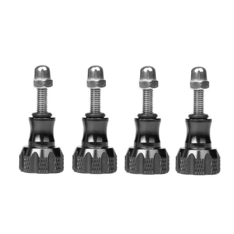 4Pcs CNC Aluminum Alloy Thumb Screw for GoPro Hero 8 7 6 5 4 SJCAM Xiaomi Yi 4K 4K+ h9 OSMO Action Camera Go Pro Accessories Kit