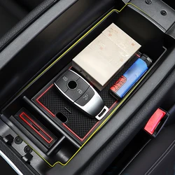 For Mercedes Benz A B CLA GLB GLA Class W177 W247 C118 W118 X247 Central Armrest Storage Box Organizer Center Console Containers