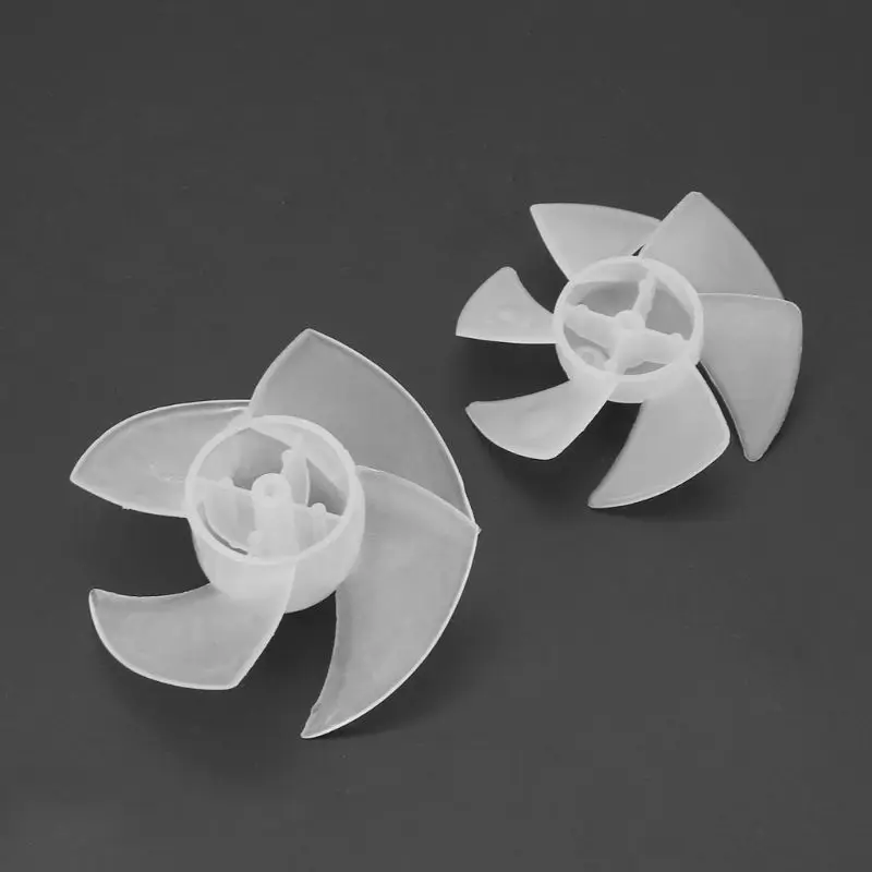 Mini pale ventilateur en plastique petite puissance, 4/6 feuilles pour moteur sèche-cheveux