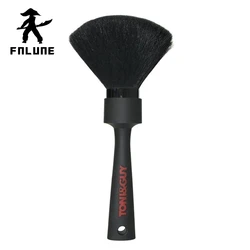 FnLune Shredded Hair Brush Long Handle Tony Cover Dust Brush Fiber Hair Shave Head Clean Soft Brush Hair Brush Hair Sweep Brush