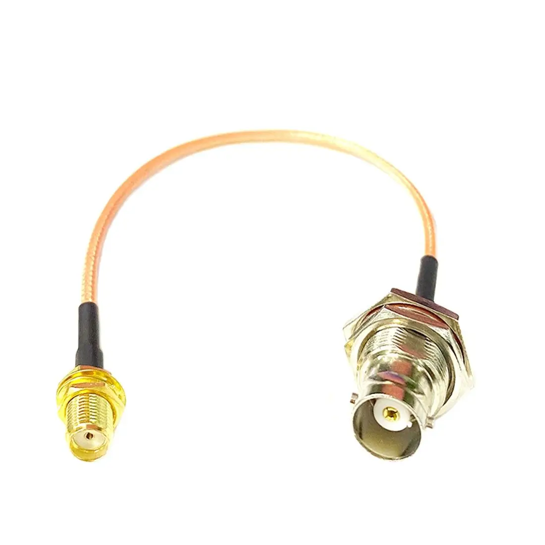 SMA Male Female  Adapt Jack Wire Connector CABL To BNC/N/TNC/UHF/MCX/MMCX Female Nut Straight Pigtail Cable RG316