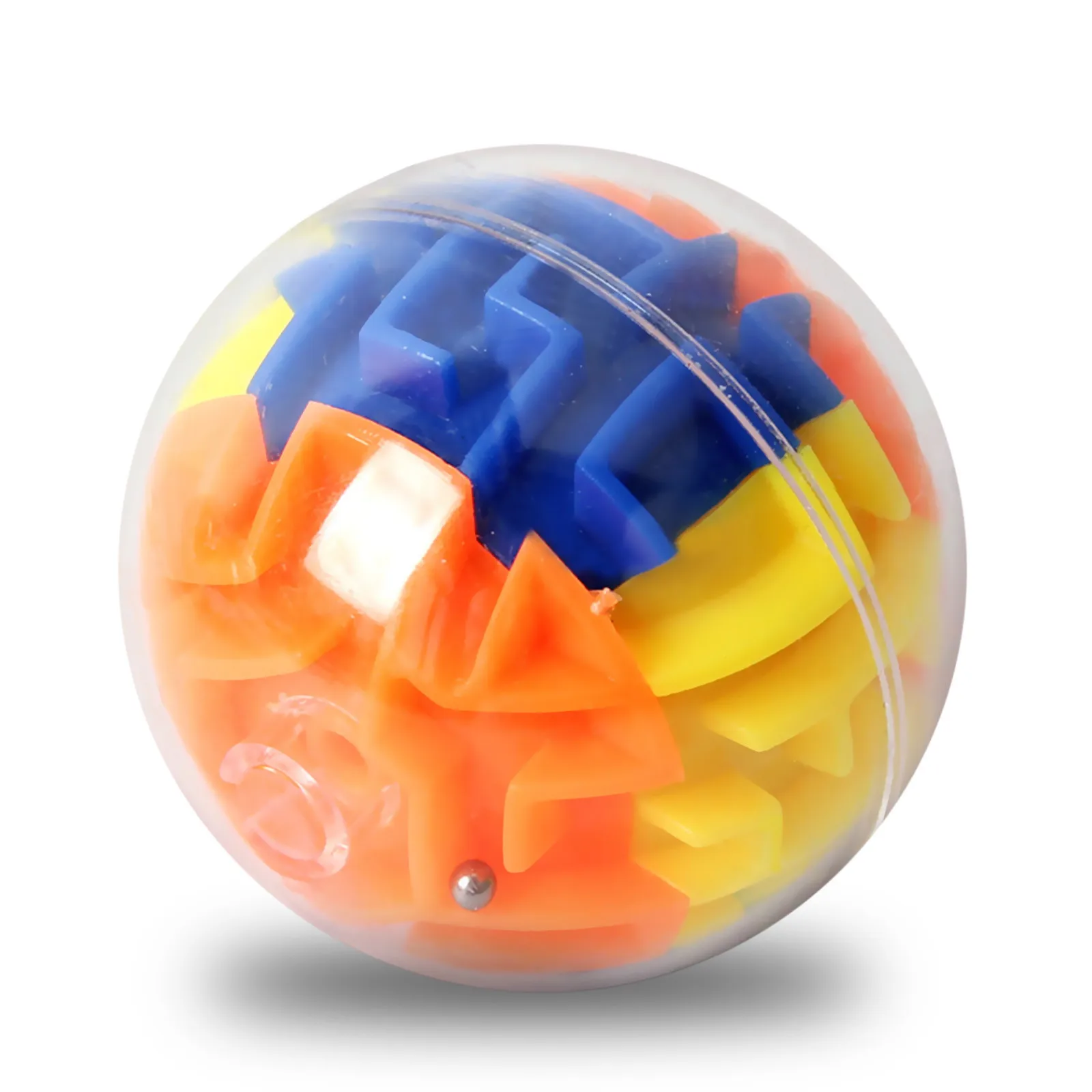 

3D Transparent Sphere Maze Puzzle Toy Hand Game Case Box Fun Brain Game Challenge Toys Balance Educational Toys for Children