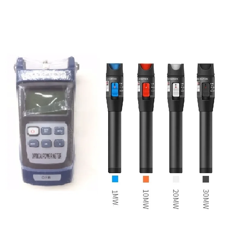 

-70 ~ +10dBm Optical Power Meter Fiber Visual Fault Locator 1mW 10mW 20mW 30mW