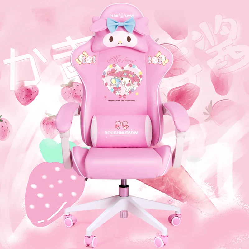 Cartoon Chair WCG Computer Gaming Chair Reclining Armchair cute Internet Cafe Gamer Chair Office Furniture adjustable Chair