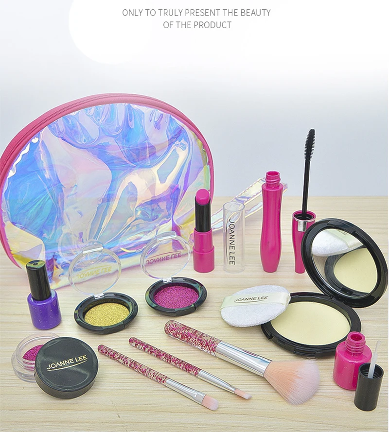 Kids Toys Simulation Cosmetics Set Pretend Play Makeup Toys for Girls Play House Simulation Make up Educational Toys Gifts