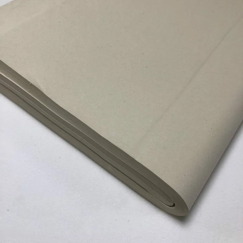 50sheets Chinese Rice Paper For Chinese Painting Calligraphy Handmade Pure Bamboo Pulp Fu Yang Paper Half-Ripe Xuan Paper