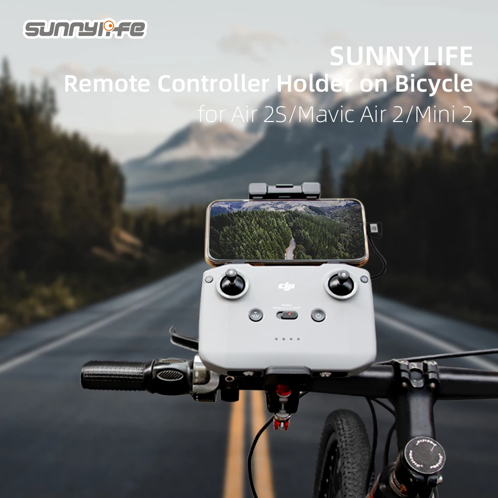 

Кронштейн пульта дистанционного управления Sunnylife, велосипедный зажим, держатель для экшн-камеры для Air 2S/Mavic Air 2/Mini 2