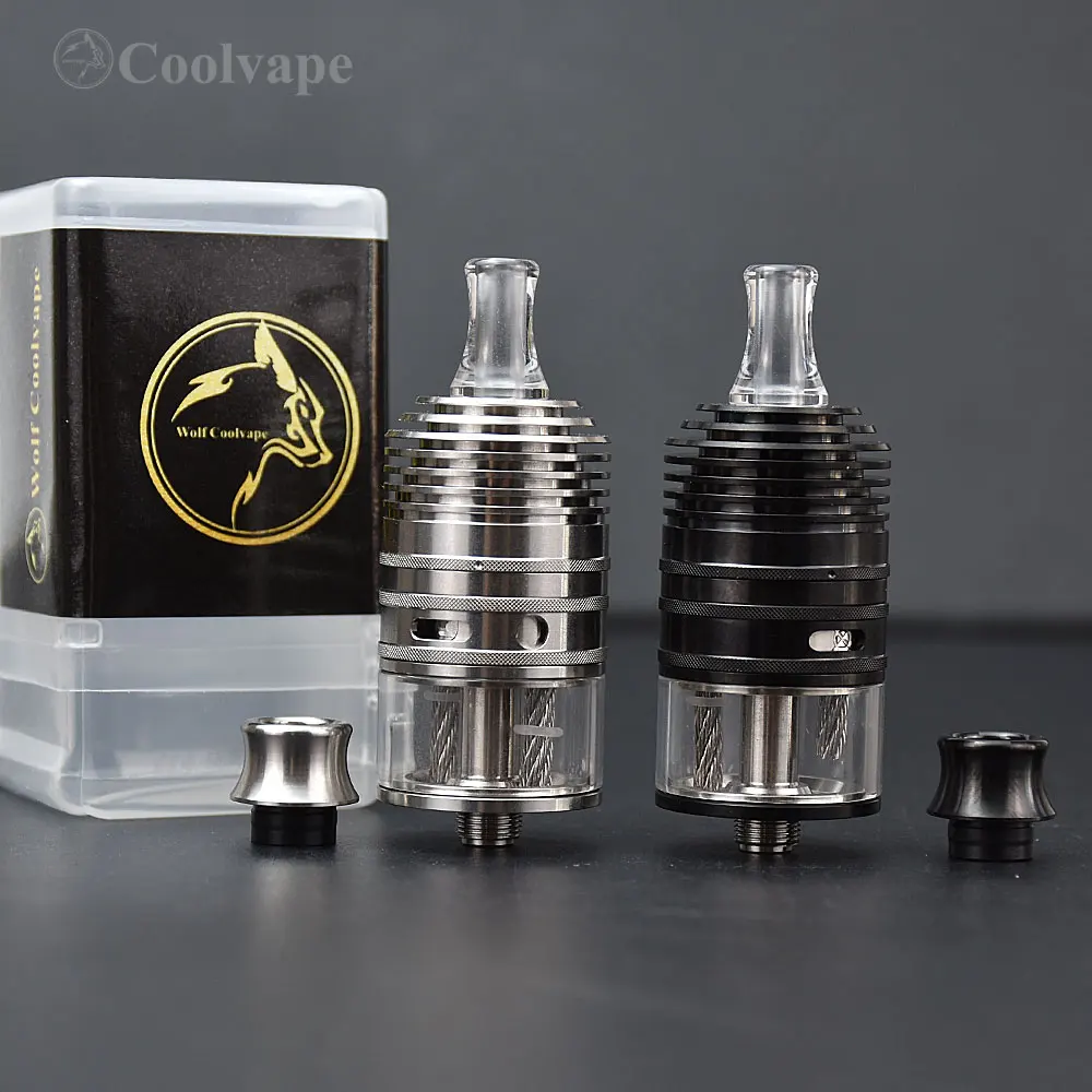 

wolfcoolvape Taifun GX RDTA atomizer 4mL DL/MTL RTA Easy side fill atomizer 316ss 23mm rta 510 wave Figure MTL Drip tip