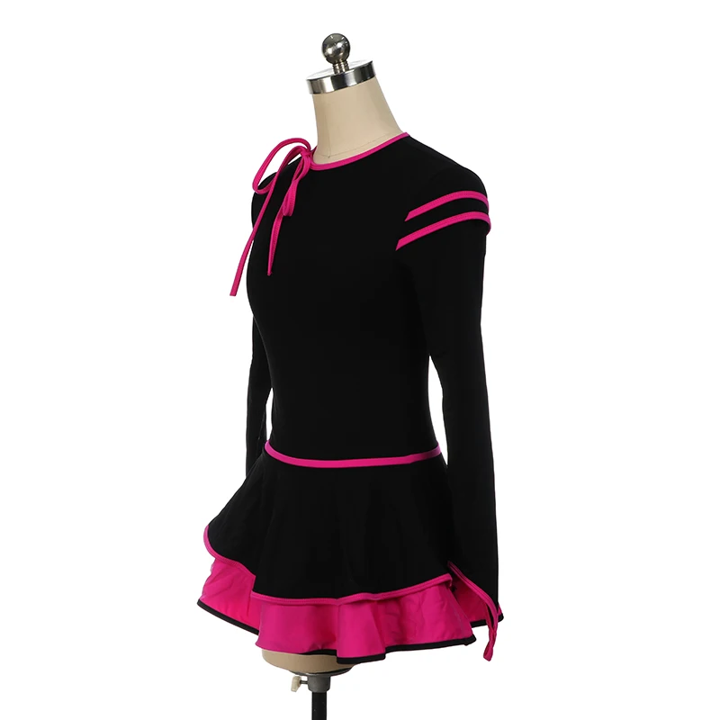 Figure Skating Dress, Gymnastic Tights, Girl Tights, Black Spandex, Highly Elastic Breathable Appearance Dress