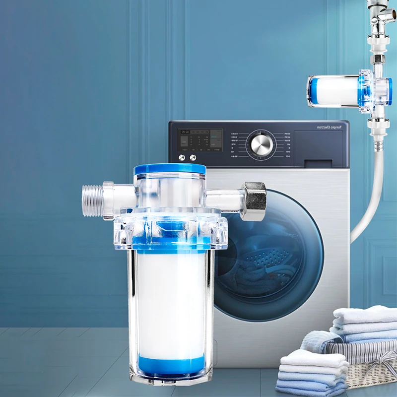 Pre-Filter เปิดใช้งานคาร์บอนกรองครัวเรือนขนาดเล็ก PP ผ้าฝ้ายกรองฝักบัวเครื่องทำน้ำอุ่นเครื่องซักผ้าก๊อกน้ำห้องครัว