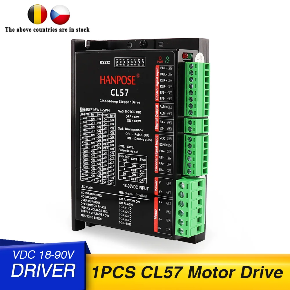 

1PCS CL57 Hybrid Servo Drive With 57 Series Closed-Loop Motor Current: 7A Subdivision Range: 200~51200ppr