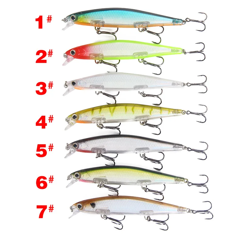 1 Pcs Minnow Fishing Lure 12.9g 11cm Sinking Wobblers Pesca Artificial Hard Bait 3 Hook Crankbait Bass Carp Lures Fishing Tackle