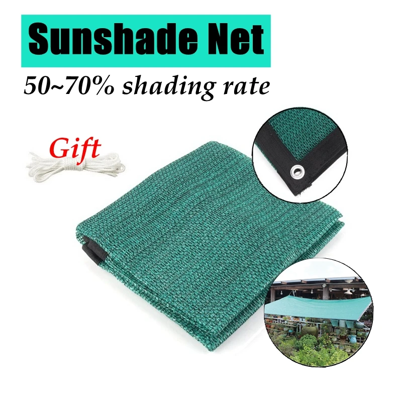 Anti-UV Sunshade Net 50~70% Shading Rate Beautiful Garden Succulent Plants Sunshade Sails Balcony Privacy Sun Shade Nets