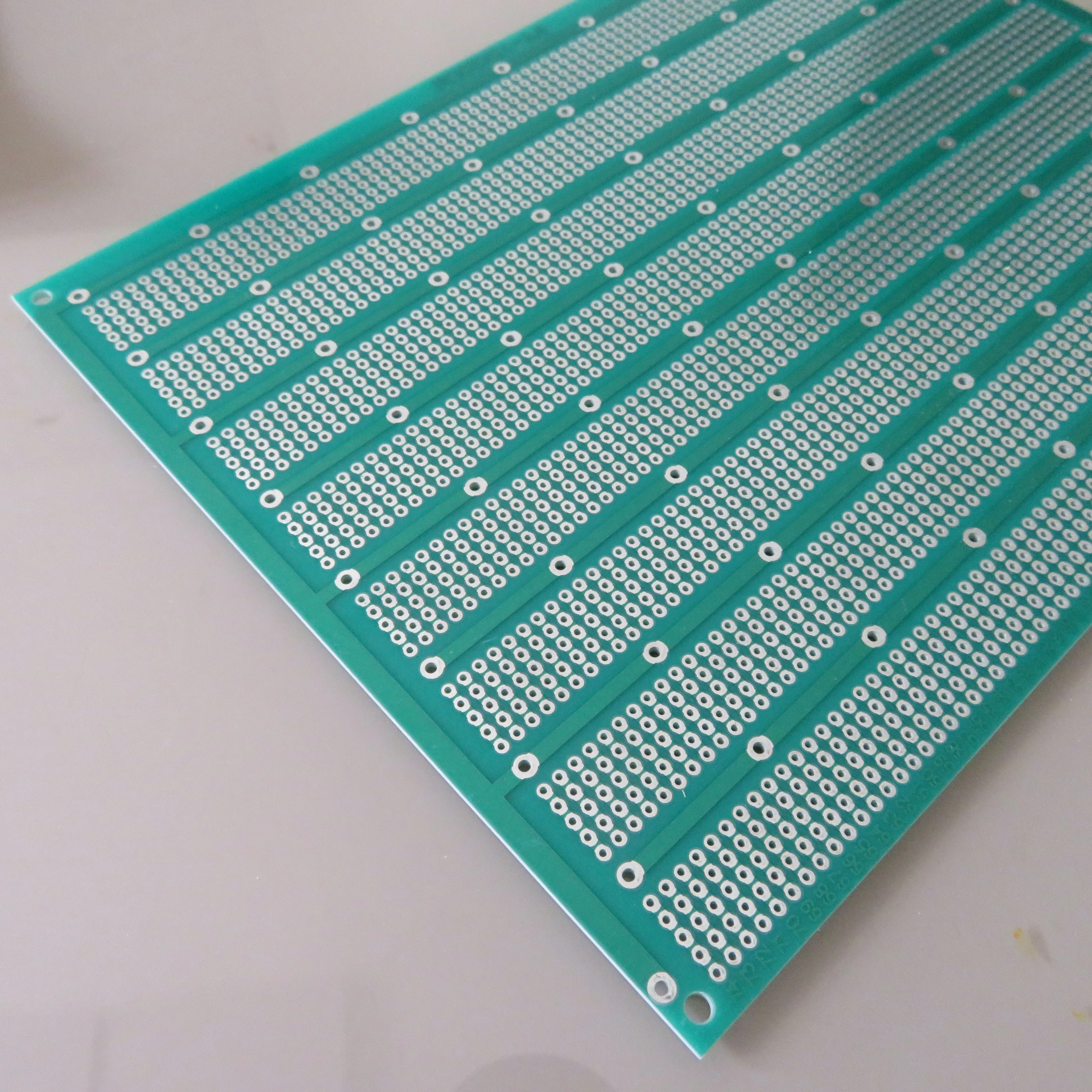 2pcs Jingtongda 15x20cm 5er Joint Holes Fr4 Fibreglass PCB 2.54mm Veroboard Prototype Tinned Breadboard Circuit Board
