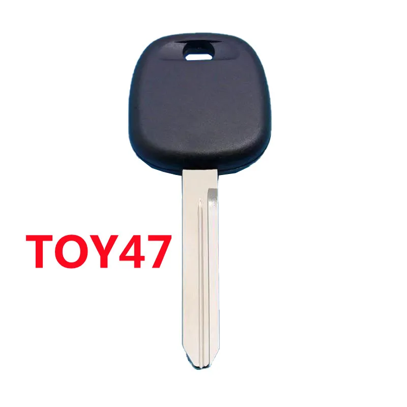 Keychannel 1PCS TOY47 Transponder Key Toyota Chip Key Case Transponder Key Shell For Toyota Replacement Car Key Shell Spare Key