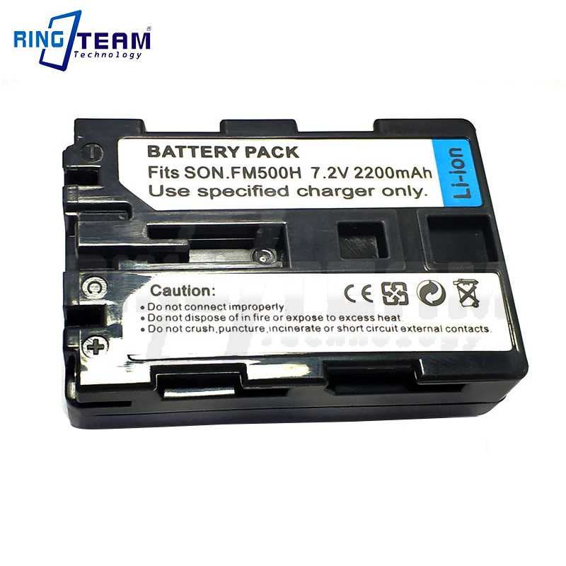 Batterie NP-FM500H pour appareils photo numériques Sony, pour appareils photo numériques Alpha A57 A58 A65 A68 A77 II A99 A100 A200 A300 A350 A500 A550 A560