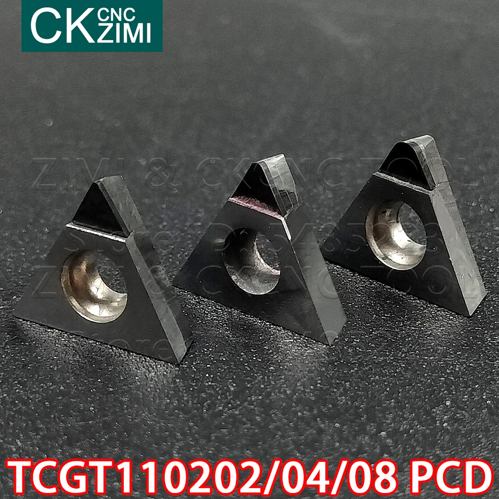 TCGT110202 PCD TCGT110204 PCD TCGT110208 PCD إدراج إدراج الماس تحول إدراج أداة أدوات الكمبيوتر TCGT 16T3 للألمنيوم النحاس