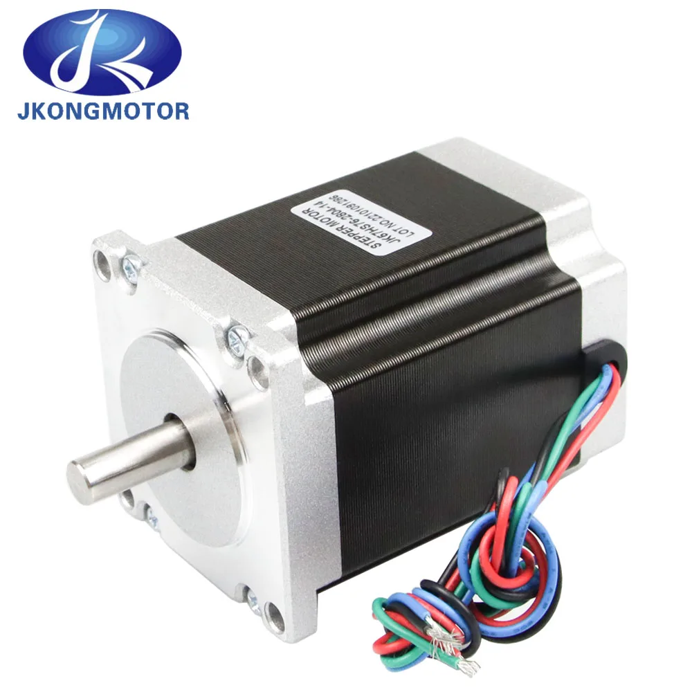 Jkongmotor NEMA 23 CNC Stepper motor 57x76mm 2.8A 1.8N.m D=8mm 6.35mm 270Oz-in CNC Router Engraving milling machine 3D printer