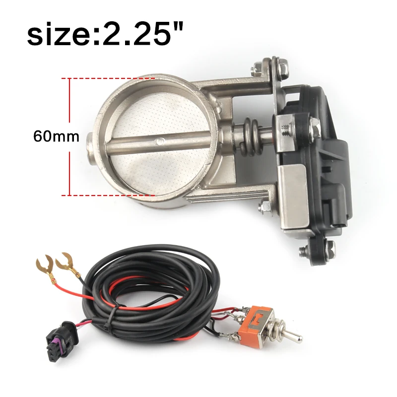 Elektrische uitlaatregelklep2"/2.25"/2.5"/2.75"/3" uitlaatregelklep - lage druk voor uitlaat Catback downpipe