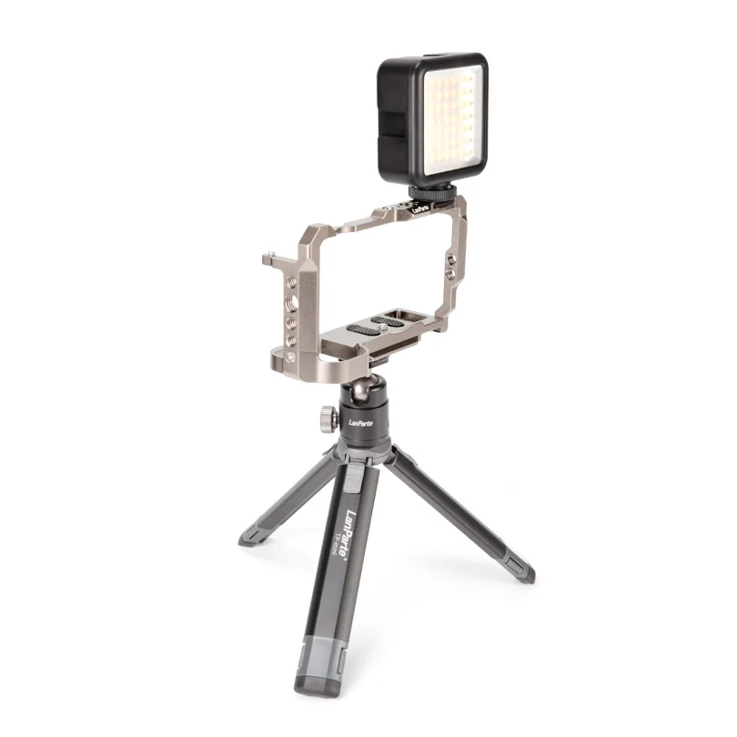 Lanparte Nice Quality Newest Small Design Aluminum Camera Cage Kit With Tripod For Sony ZVE10 Wholesale