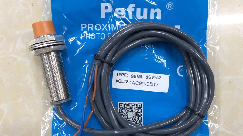 Interruptor de sensor pefun, interruptor de proximidad GBM8-18GM-A2, CA de dos líneas