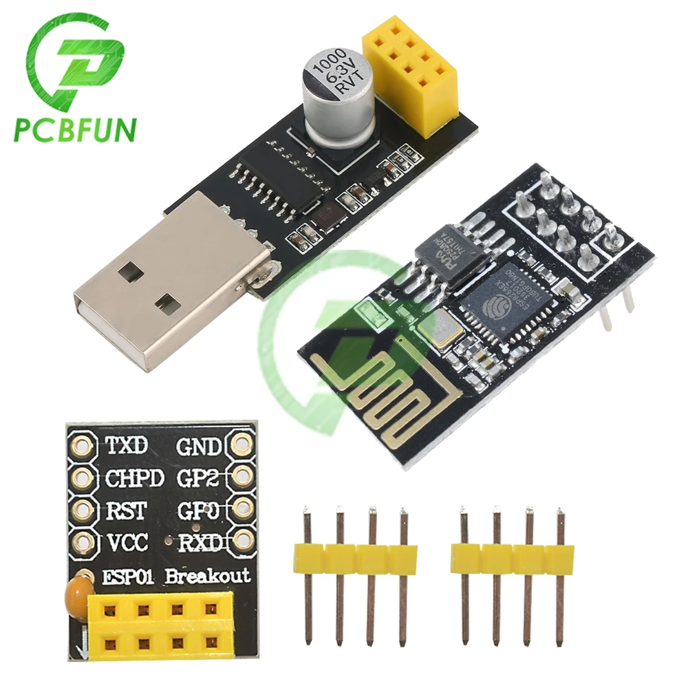 ESP01 Programmierer Adapter UART GPIO0 ESP-01 Adapter ESP8266 CH340G USB zu ESP8266 Serielle Drahtlose Wifi Entwicklung Bord Modul