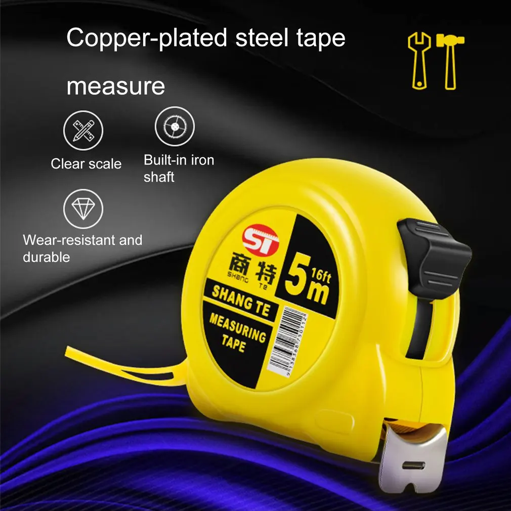 NEW Automatic Telescopic Meter Stainless Steel Tape Measure Woodworking Tools Clear Scale Anti-fall Portable Tape Measure