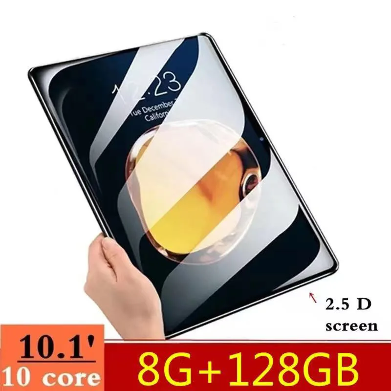 Tablet 10.1 Inch Octa Core 8gb Ram 128gb Rom Android 10.0 10.1 Inch Tablet Pc 4g Lte 1280*800 Ips Dual Cameras 3g Sim Tablet